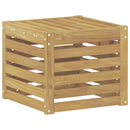 Udendørs sofagruppe Hvid 35 x 38 x 37 cm Massivt Akacietræ