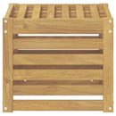 Udendørs sofagruppe Hvid 35 x 38 x 37 cm Massivt Akacietræ