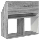 Børnebogreol Grå Sonoma 72,5 x 29,5 x 69 cm Konstrueret træ