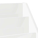 Børnebogreol Høj gloss hvid 60 x 29,5 x 69 cm Konstrueret træ