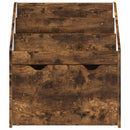 Børnebogreol Røget eg 60 x 29,5 x 69 cm Konstrueret træ