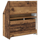 Børnebogreol Gammelt træ 60 x 29,5 x 69 cm Konstrueret træ
