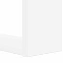 Bogreol 2 niveauer 52 x 25 x 71,5 cm Konstrueret træ Hvid
