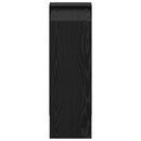 Bogreol 2 niveauer 52 x 25 x 71,5 cm Konstrueret træ Sort eg