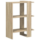 Bogreol 2 niveauer 52 x 25 x 71,5 cm Konstrueret træ Sonoma eg