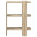 Bogreol 2 niveauer 52 x 25 x 71,5 cm Konstrueret træ Sonoma eg