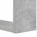 Bogreol Beton Grå 52 x 25 x 71,5 cm Konstrueret træ