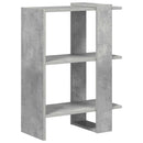 Bogreol Beton Grå 52 x 25 x 71,5 cm Konstrueret træ