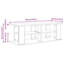 TV stand Beton Grå 96 x 35 x 33,5 cm