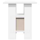 Sengebord med skuffe 2 pcs Hvid 41 x 40 x 45 cm Konstrueret træ