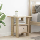 Sengebord 2 pcs Sonoma eg 41 x 40 x 45 cm Konstrueret træ