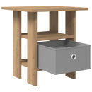 Sengebord 2 pcs Artisan Egetræ 41 x 40 x 45 cm Konstrueret træ