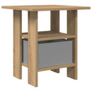 Sengebord 2 pcs Artisan Egetræ 41 x 40 x 45 cm Konstrueret træ