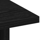 Sengebord med skuffe Sort eg 41 x 40 x 45 cm Konstrueret træ