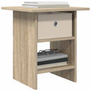 Sengebord med skuffe Sonoma eg 41 x 40 x 45 cm Konstrueret træ