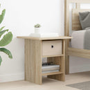 Sengebord 2 pcs Sonoma eg 41 x 40 x 45 cm Konstrueret træ