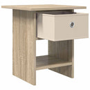 Sengebord 2 pcs Sonoma eg 41 x 40 x 45 cm Konstrueret træ