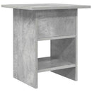 Sengebord med skuffe Beton Grå 41 x 40 x 45 cm Konstrueret træ