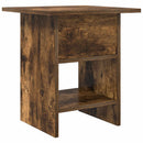 Sengebord 2 pcs Røget eg 41 x 40 x 45 cm Konstrueret træ