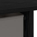 Bord med skuffe Sort eg 100 x 40 x 75 cm Konstrueret træ
