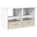 TV stand med skuffe Hvid 79 x 40 x 48 cm