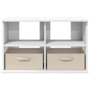 TV stand med skuffe Hvid 79 x 40 x 48 cm