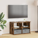 TV stand med skuffe Røget eg 79 x 40 x 48 cm
