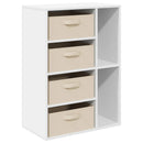 Sideboard med skuffe Hvid 60 x 33,5 x 84 cm