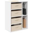 Sideboard med skuffe Hvid 60 x 33,5 x 84 cm