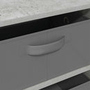 Sideboard med skuffe Beton Grå 60 x 33,5 x 84 cm