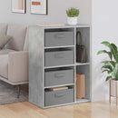 Sideboard med skuffe Beton Grå 60 x 33,5 x 84 cm