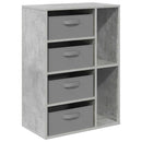 Sideboard med skuffe Beton Grå 60 x 33,5 x 84 cm