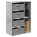 Sideboard med skuffe Beton Grå 60 x 33,5 x 84 cm