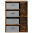 Sideboard med skuffe Røget eg 60 x 33,5 x 84 cm