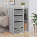 Sideboard med skuffe Grå Sonoma 60 x 33,5 x 84 cm