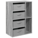 Sideboard med skuffe Grå Sonoma 60 x 33,5 x 84 cm