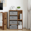 Sideboard med skuffe Gammelt træ 60 x 33,5 x 84 cm