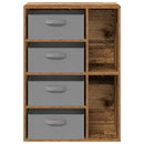 Sideboard med skuffe Gammelt træ 60 x 33,5 x 84 cm