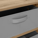 Sideboard med skuffe Artisan Egetræ 60 x 33,5 x 84 cm