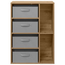 Sideboard med skuffe Artisan Egetræ 60 x 33,5 x 84 cm