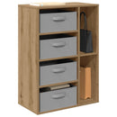 Sideboard med skuffe Artisan Egetræ 60 x 33,5 x 84 cm