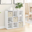 Sideboard med skuffe Hvid 73,5 x 24 x 69,5 cm