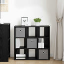 Sideboard med skuffe Sort eg 73,5 x 24 x 69,5 cm