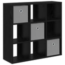 Sideboard med skuffe Sort eg 73,5 x 24 x 69,5 cm