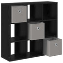 Sideboard med skuffe Sort eg 73,5 x 24 x 69,5 cm