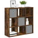 Sideboard med skuffe Røget eg 73,5 x 24 x 69,5 cm