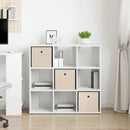 Sideboard med skuffe Hvid 88,5 x 29 x 84,5 cm