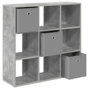 Sideboard med skuffe Beton Grå 88,5 x 29 x 84,5 cm