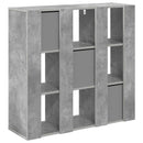 Sideboard med skuffe Beton Grå 88,5 x 29 x 84,5 cm