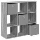 Sideboard med skuffe Grå Sonoma 88,5 x 29 x 84,5 cm